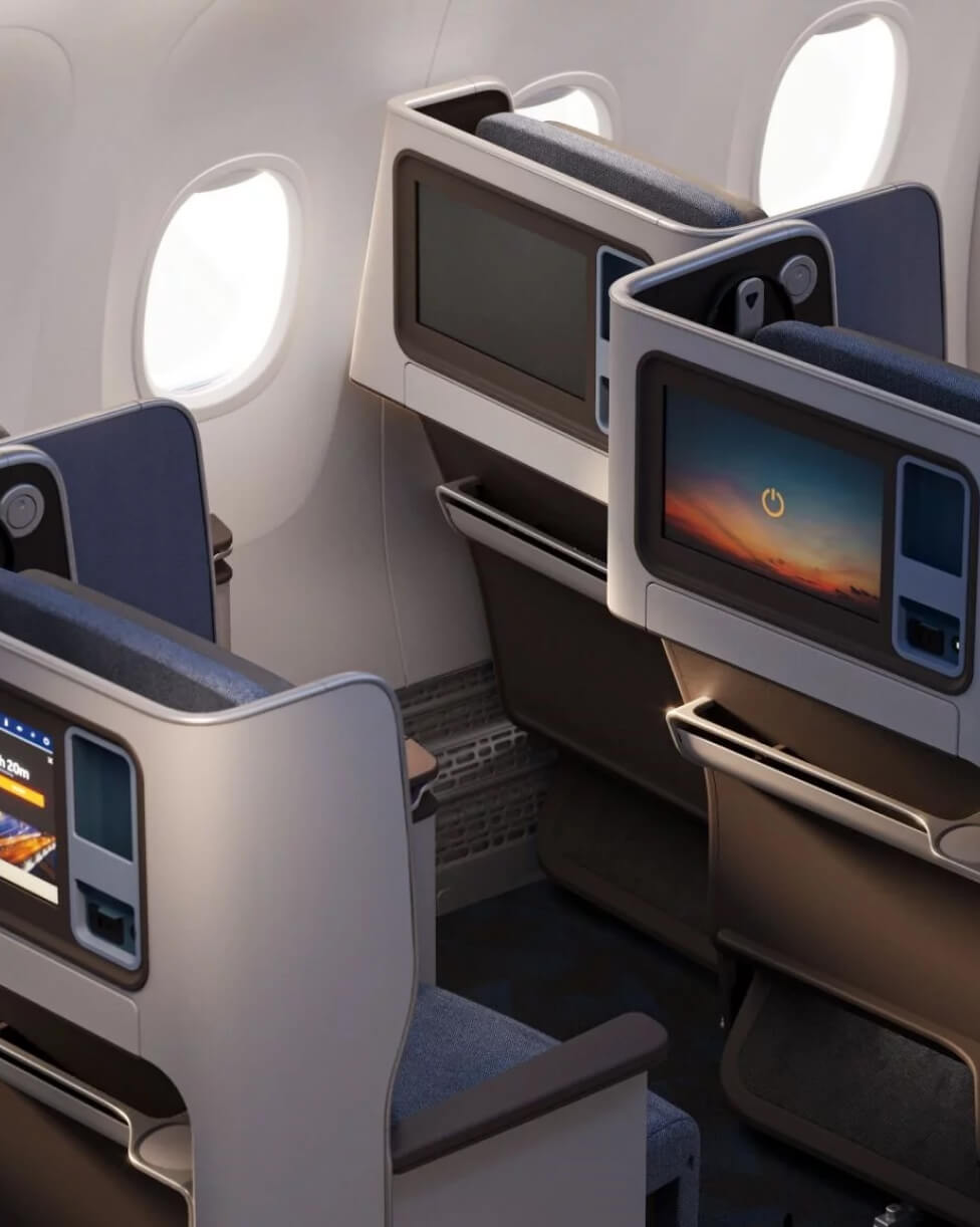 Eclipse Staggered premium seats in flydubai aircraft.